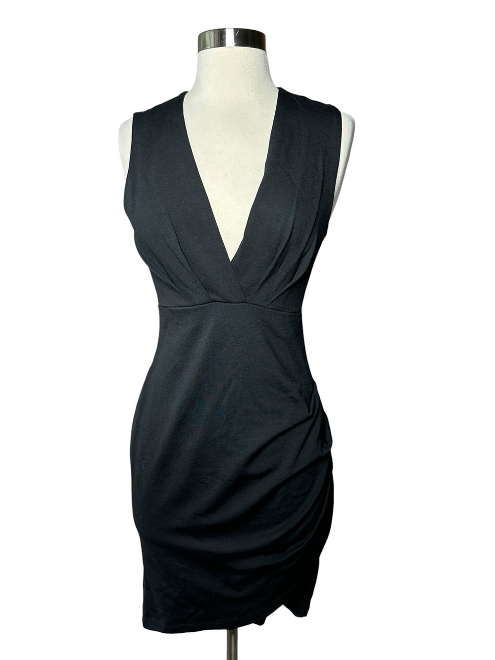 Lulu’s Black V Neck Mini Dress S